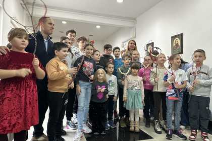 Коледно-новогодишна работилница в Българското неделно училище „Любен Каравелов” в Белград